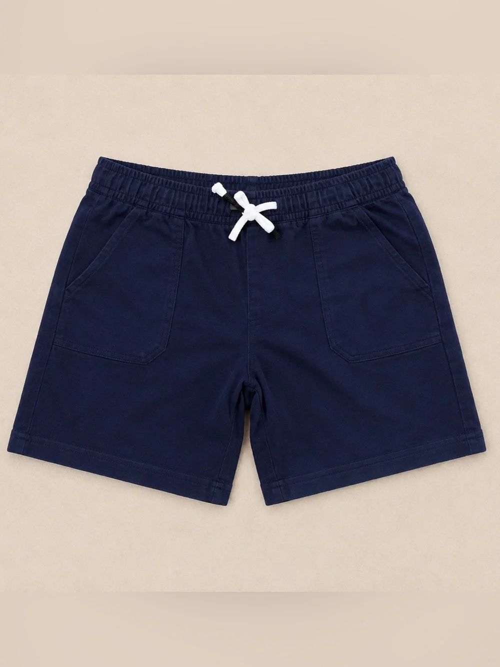 Lightning Bug Navy Pull-On Shorts | Boys Size 6